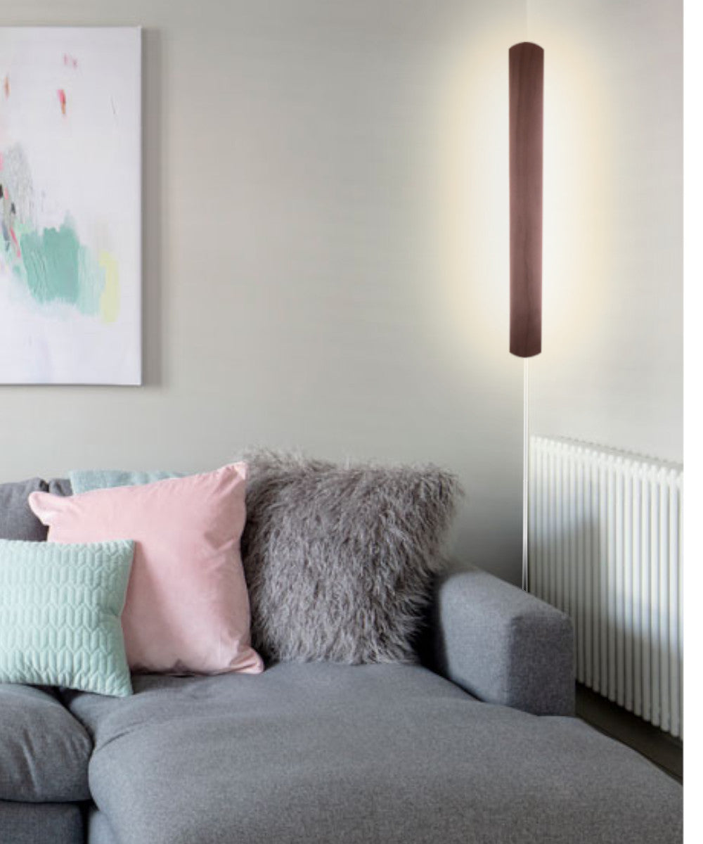 3"W Solid Wood Hover Plank Corner/Wall Accent Light Plug-In by Home Concept