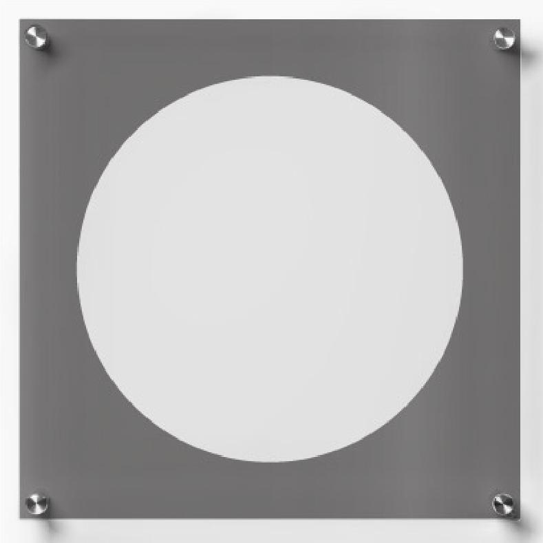 Acrylic Vinyl Record Album Frame - Wall Mounted