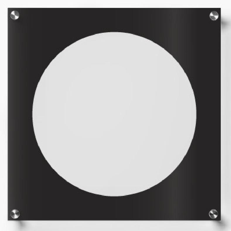 Acrylic Vinyl Record Album Frame - Wall Mounted
