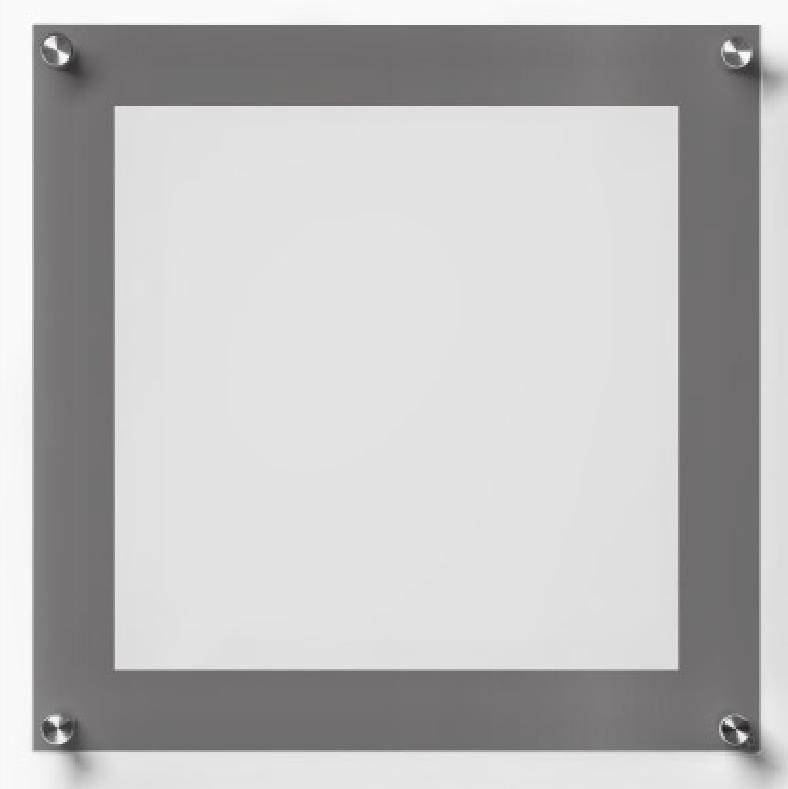Acrylic Vinyl Record Album Frame - Wall Mounted