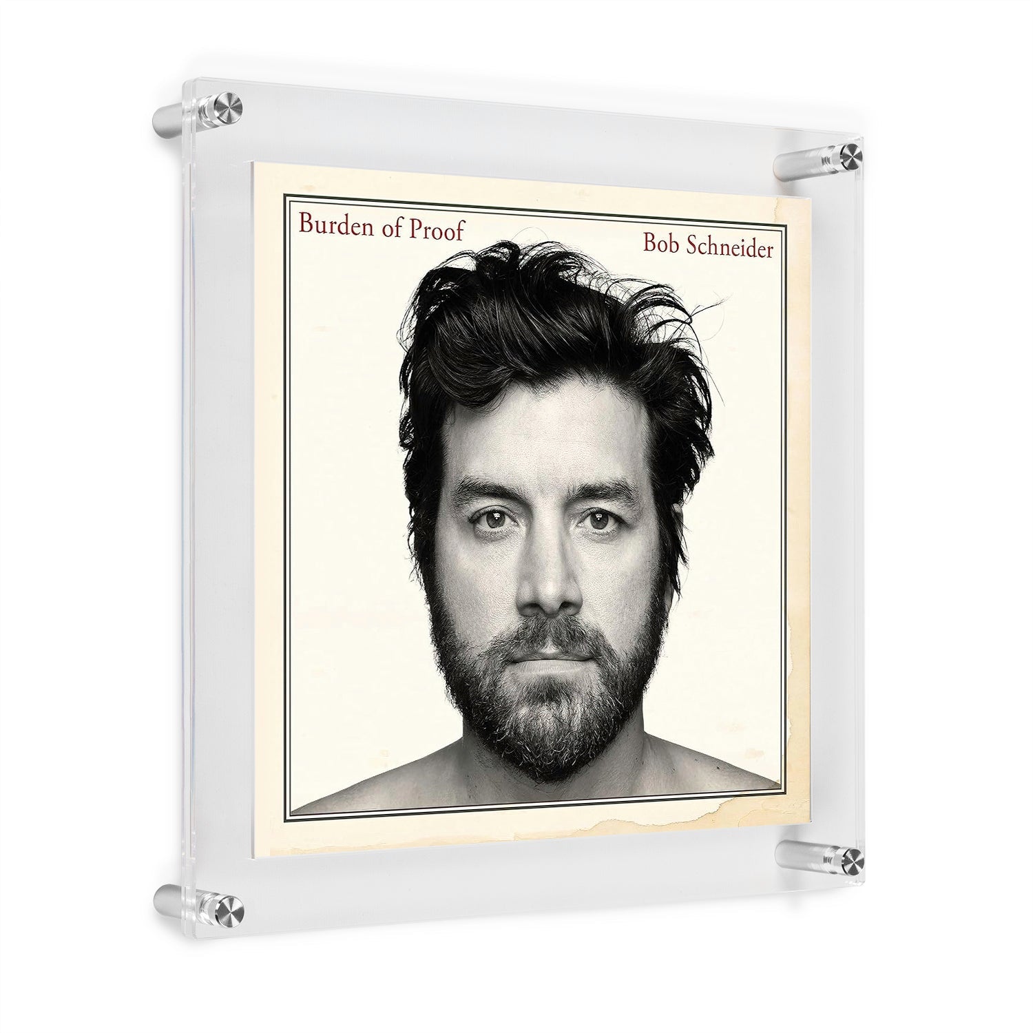 Acrylic Vinyl Record Album Frame - Wall Mounted