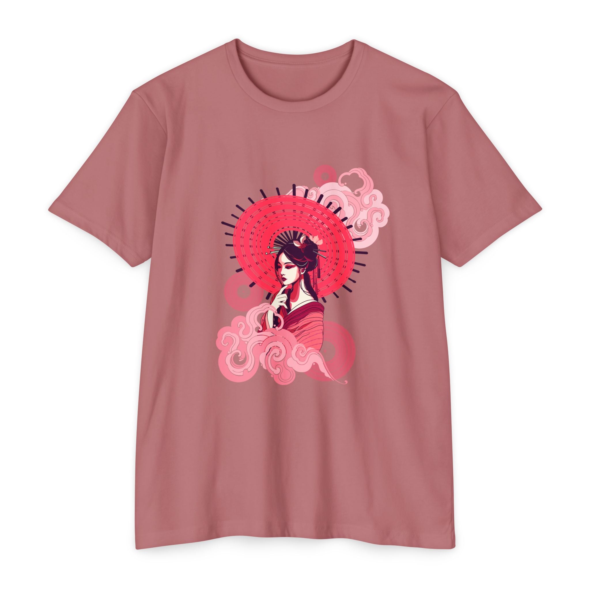 Vinyl Record Geisha T-shirt