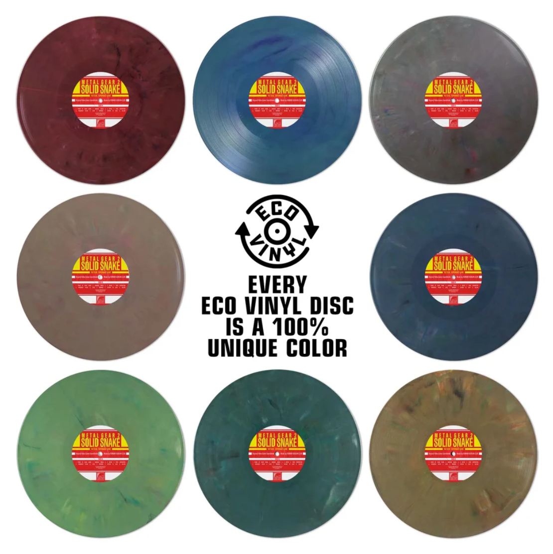 Meta Gear 2: Solid Snake | Video Game Soundtrack 2XLP