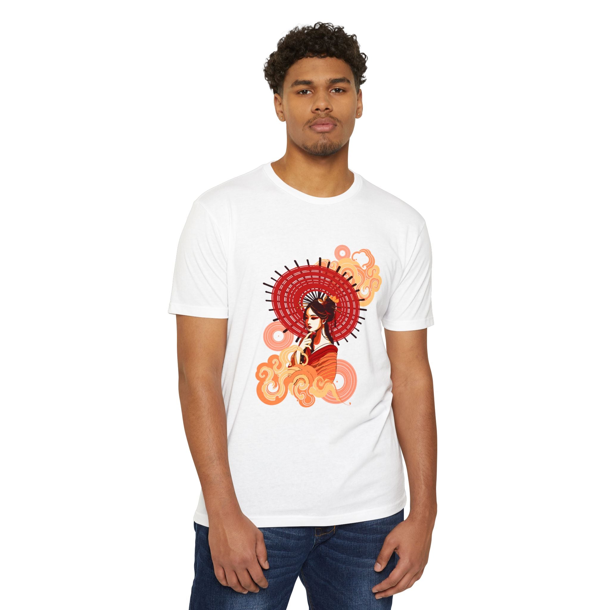Vinyl Record Geisha T-shirt