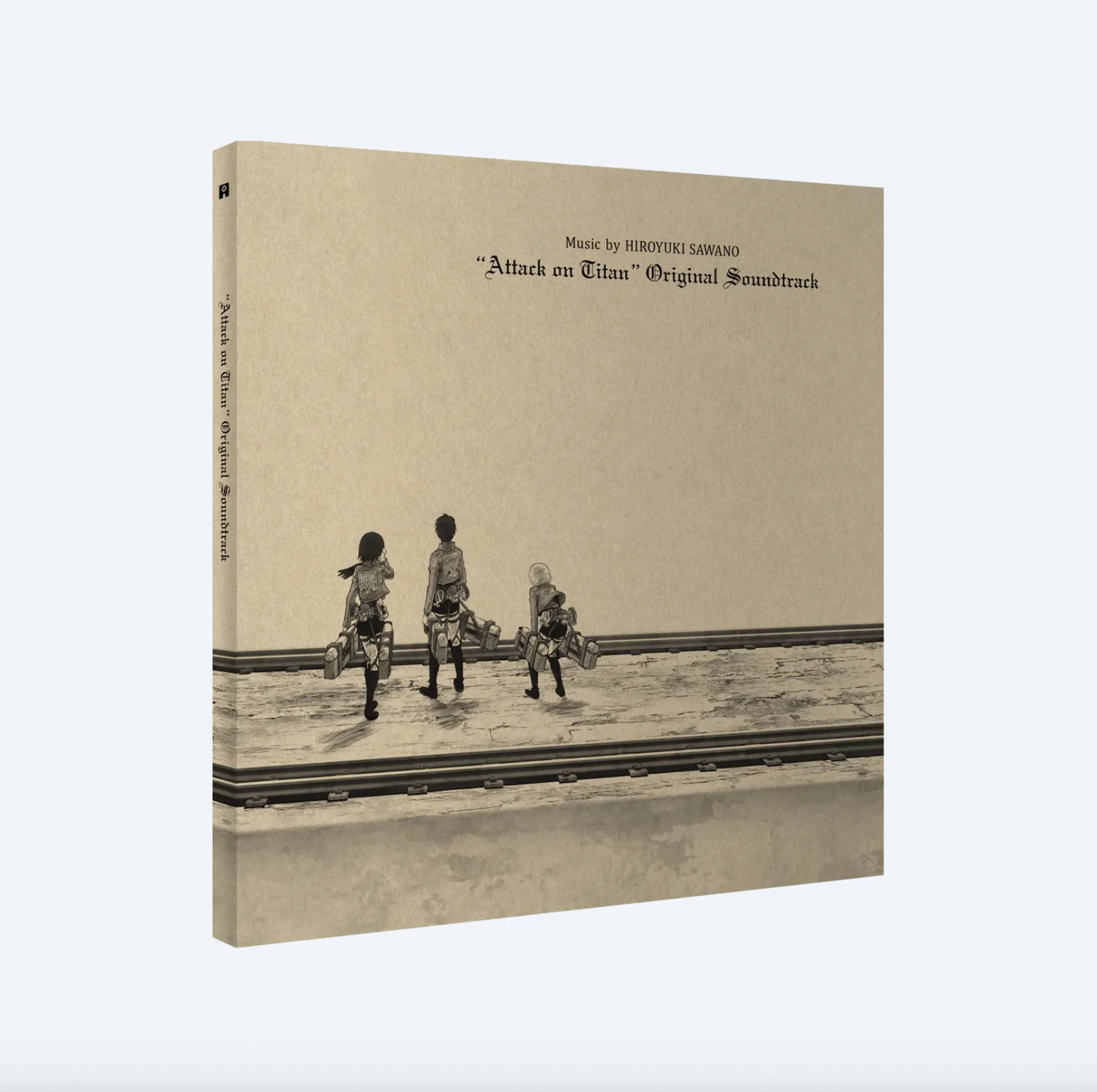 Attack on Titan Season 1 Vinyl Record Sleeve Side Angle