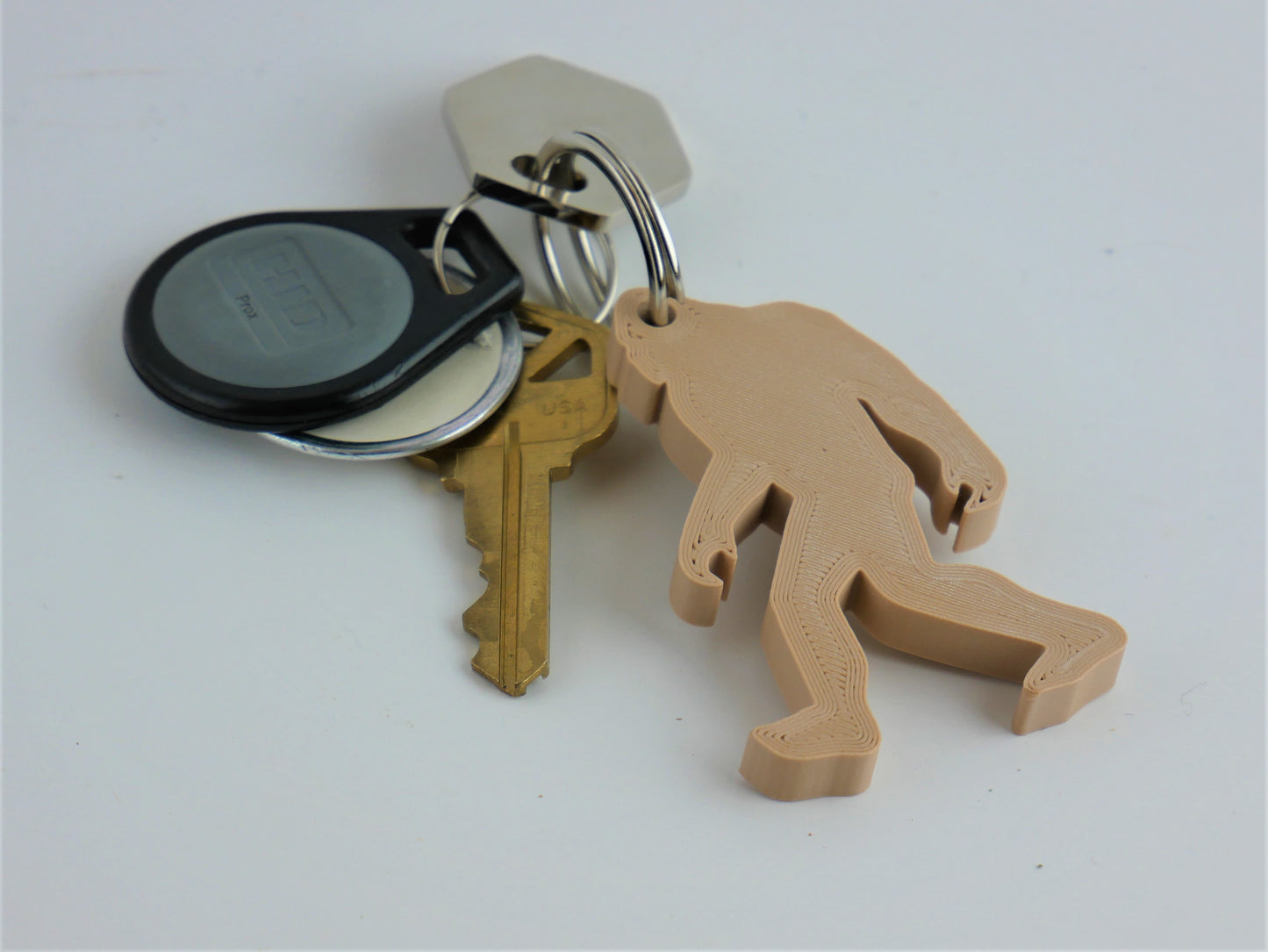 Bigfoot Key Chain Charm - 3D Printed