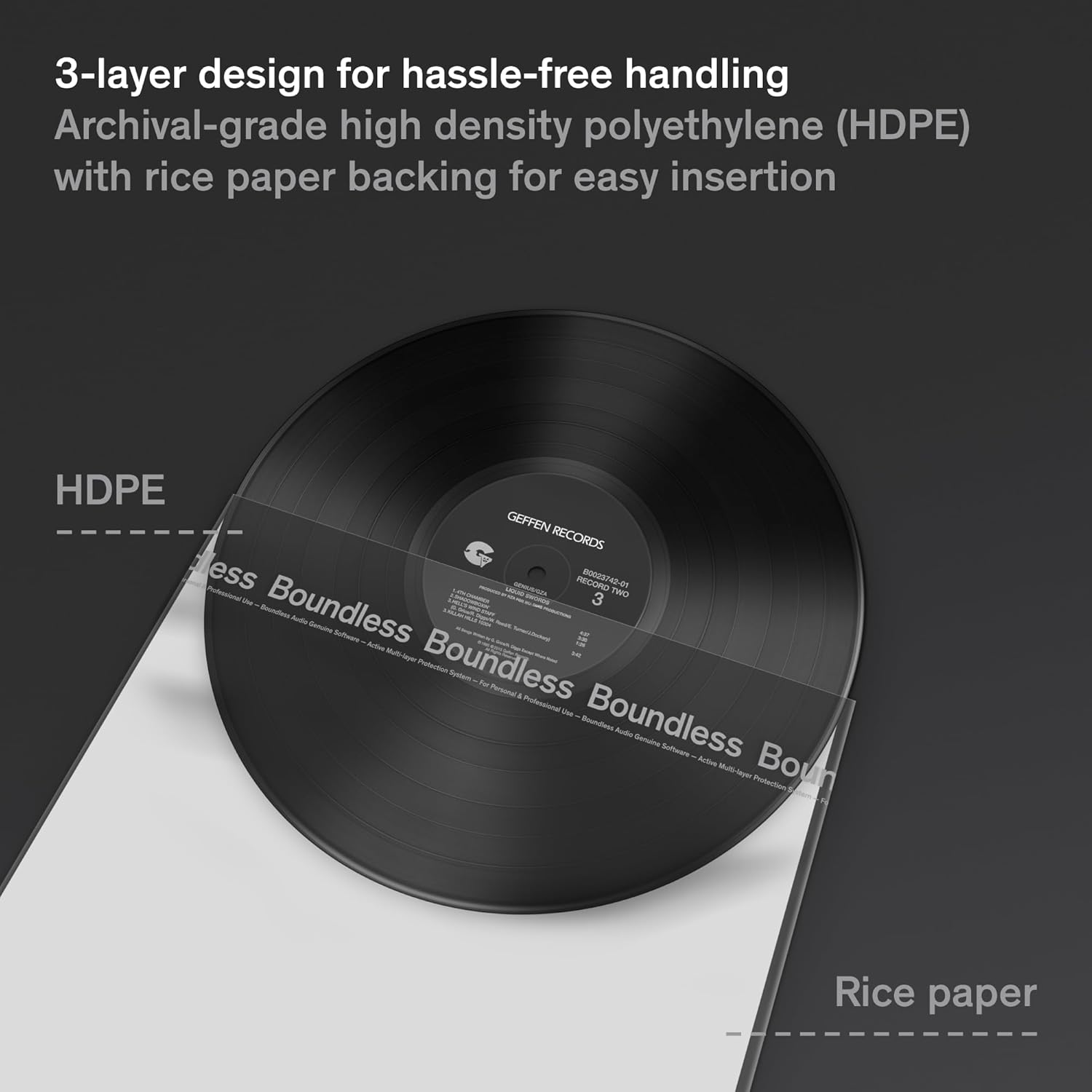 Boundless Audio Inner Sleeves Design