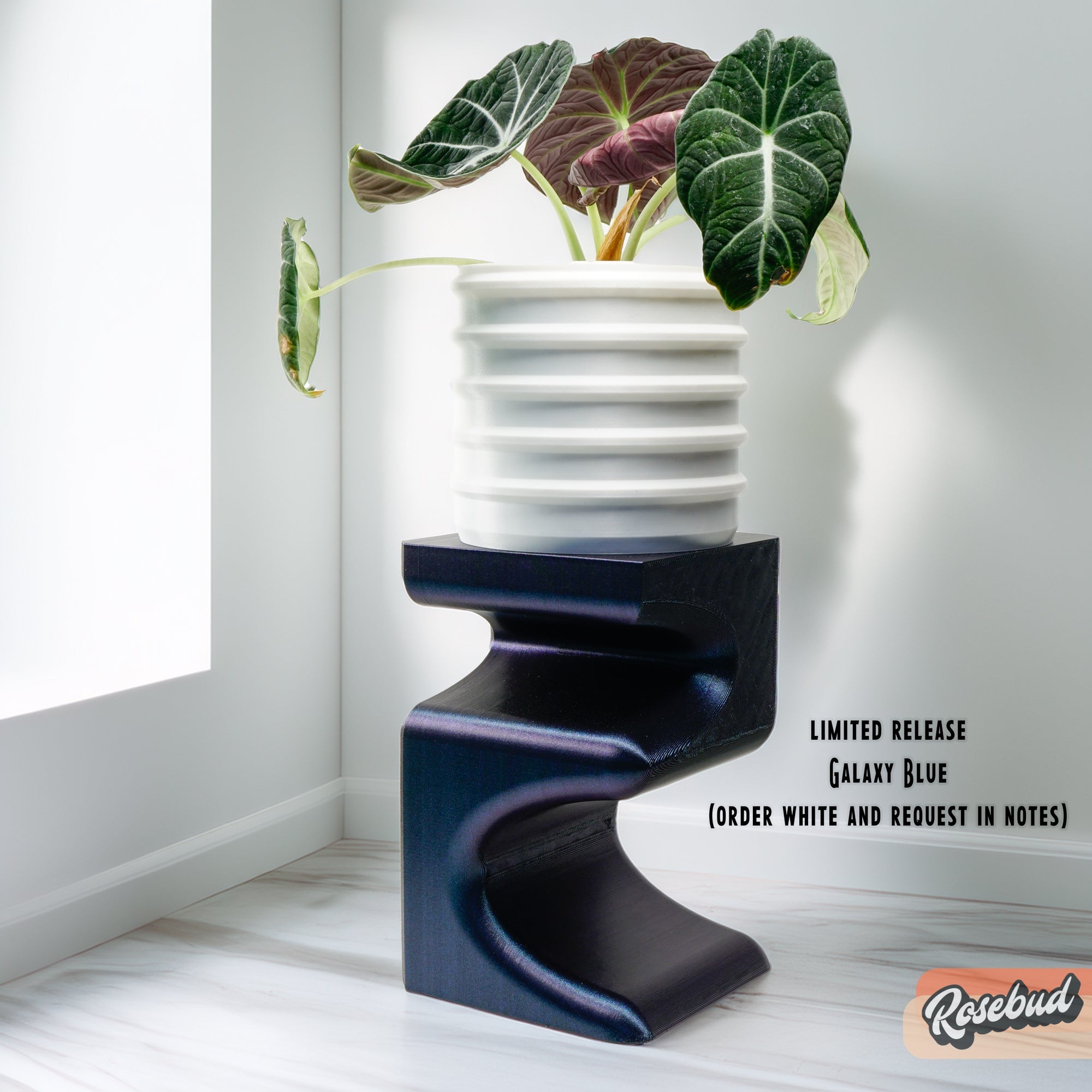 Plant Stand for Indoor Plant Pots - Perfect for House Plants and Plant Lovers, Gift for Plant Lover, Art Deco Planter Stands, Contour
