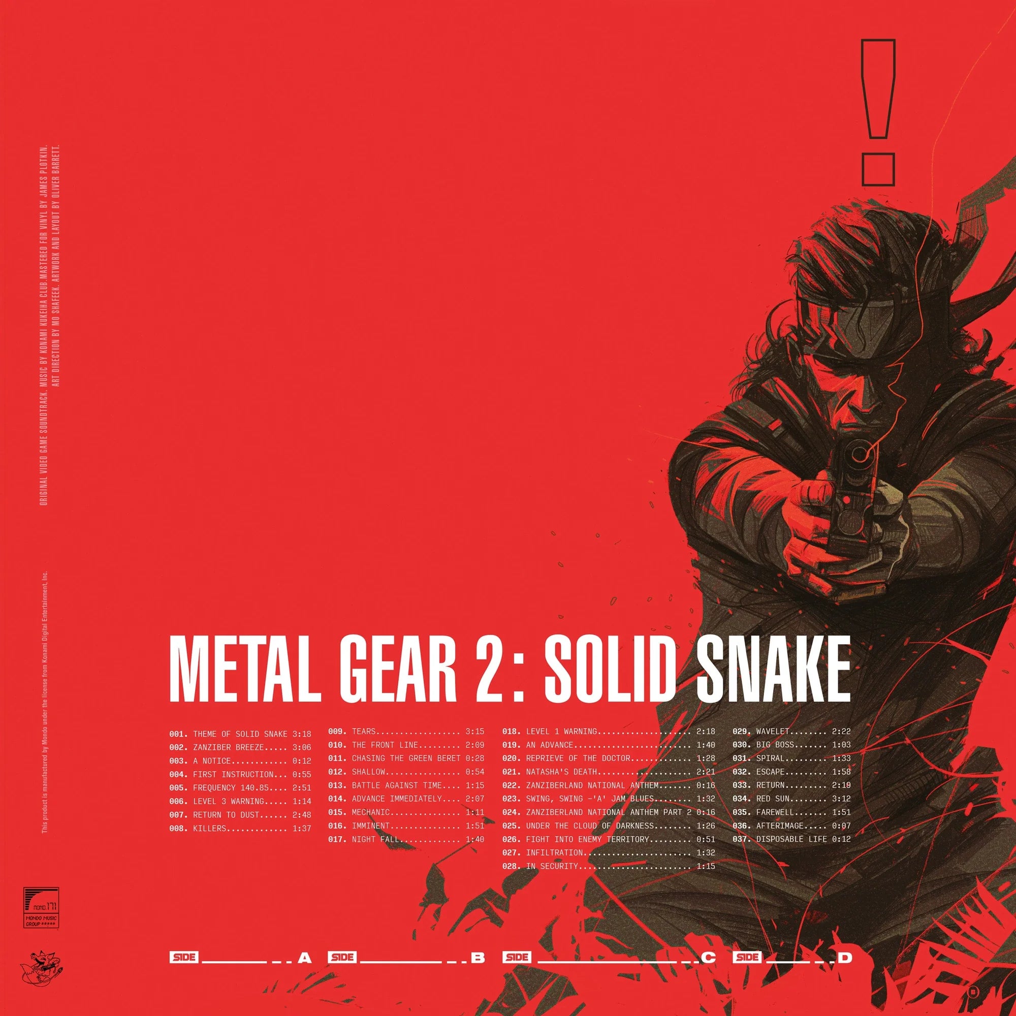 Metal Gear 2: Solid Snake | Vinyl Soundtrack