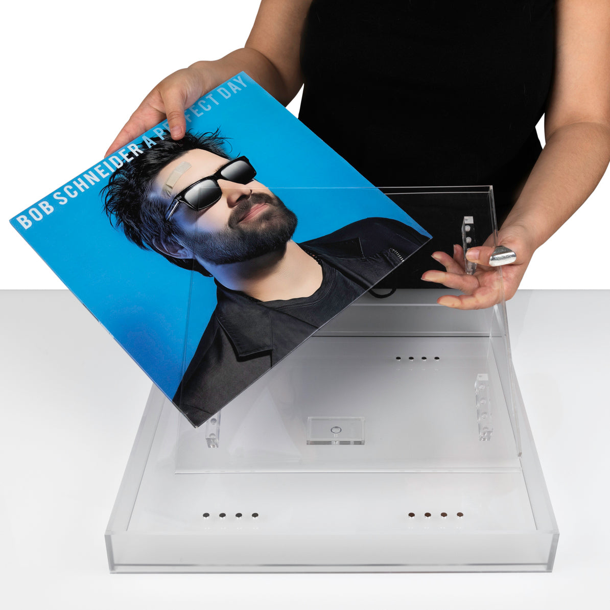 Floating Magnetic Vinyl Record Album Frame