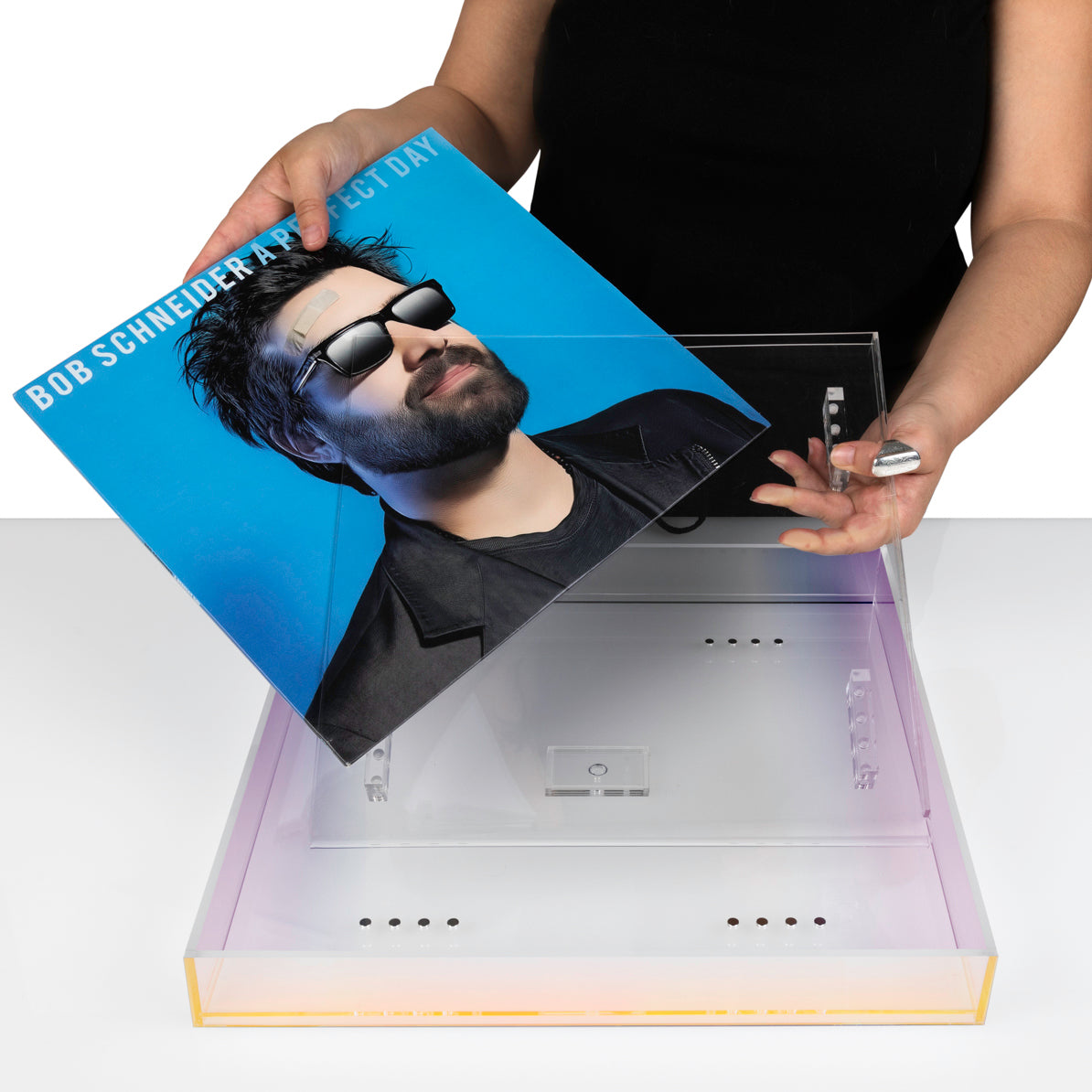 Floating Magnetic Vinyl Record Album Frame