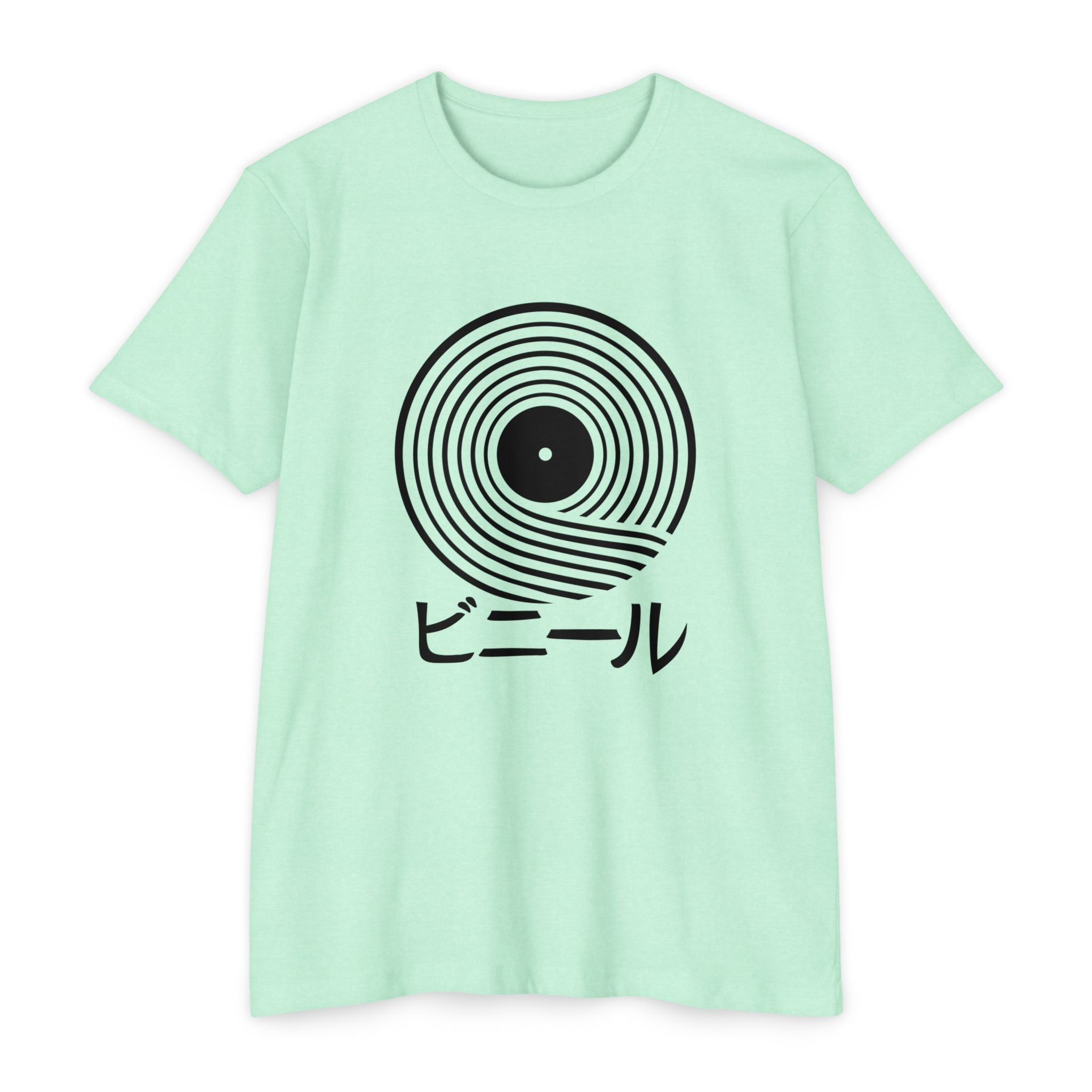 Vinyl Record Japanese Wave Mint T-shirt