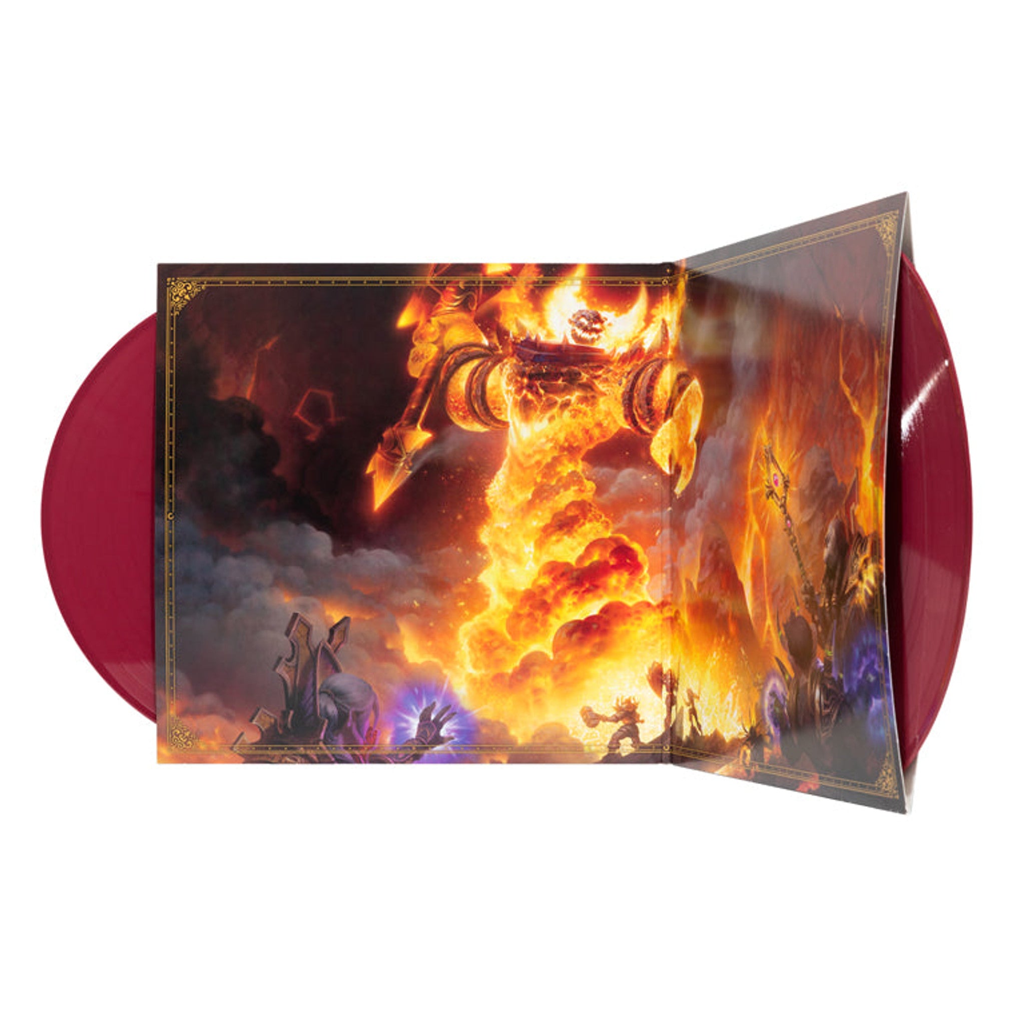 World of Warcraft Classic Vinyl Records and Inner Sleeve