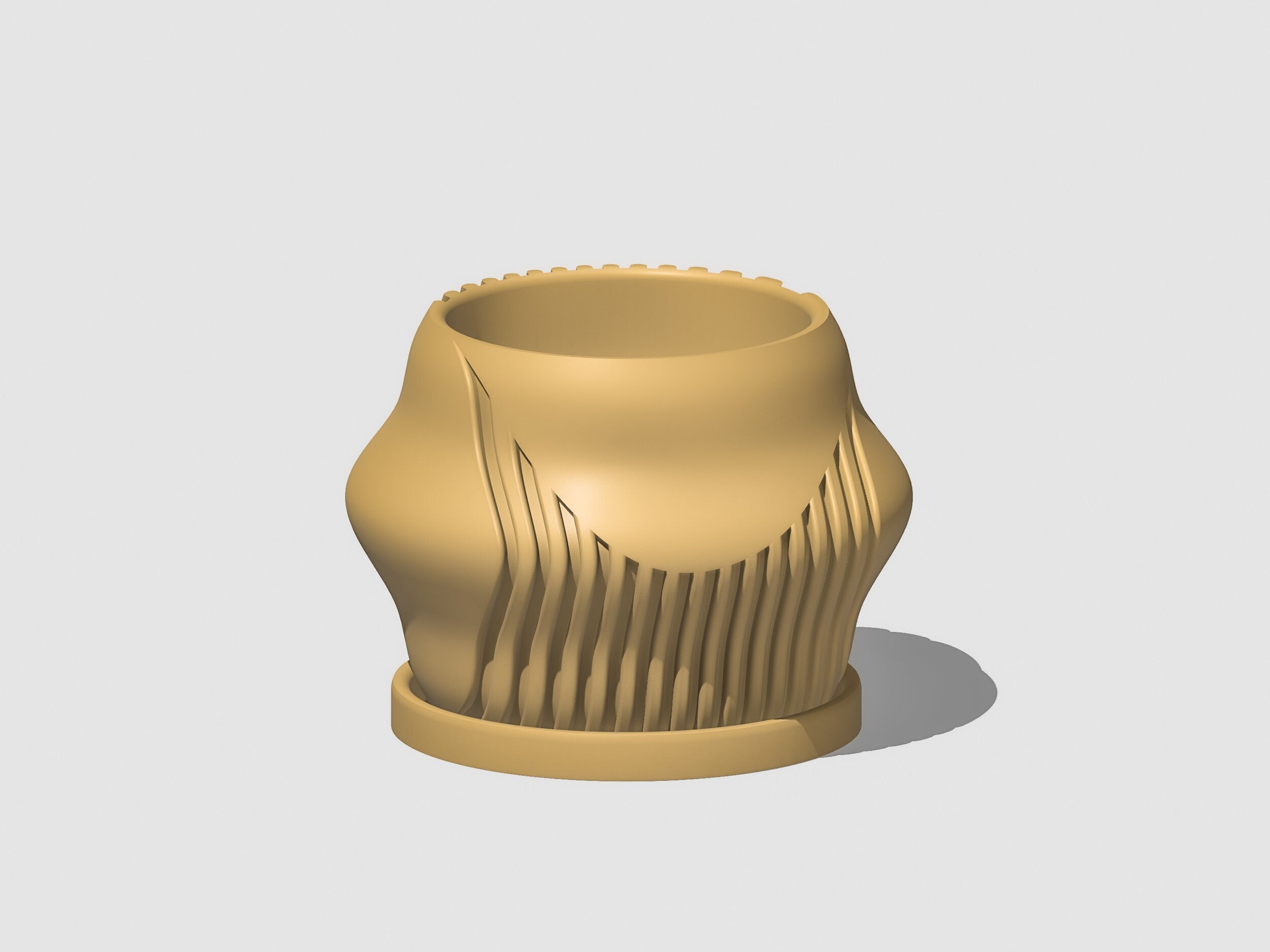 Rorqual Cascade Plant Pot with Drainage