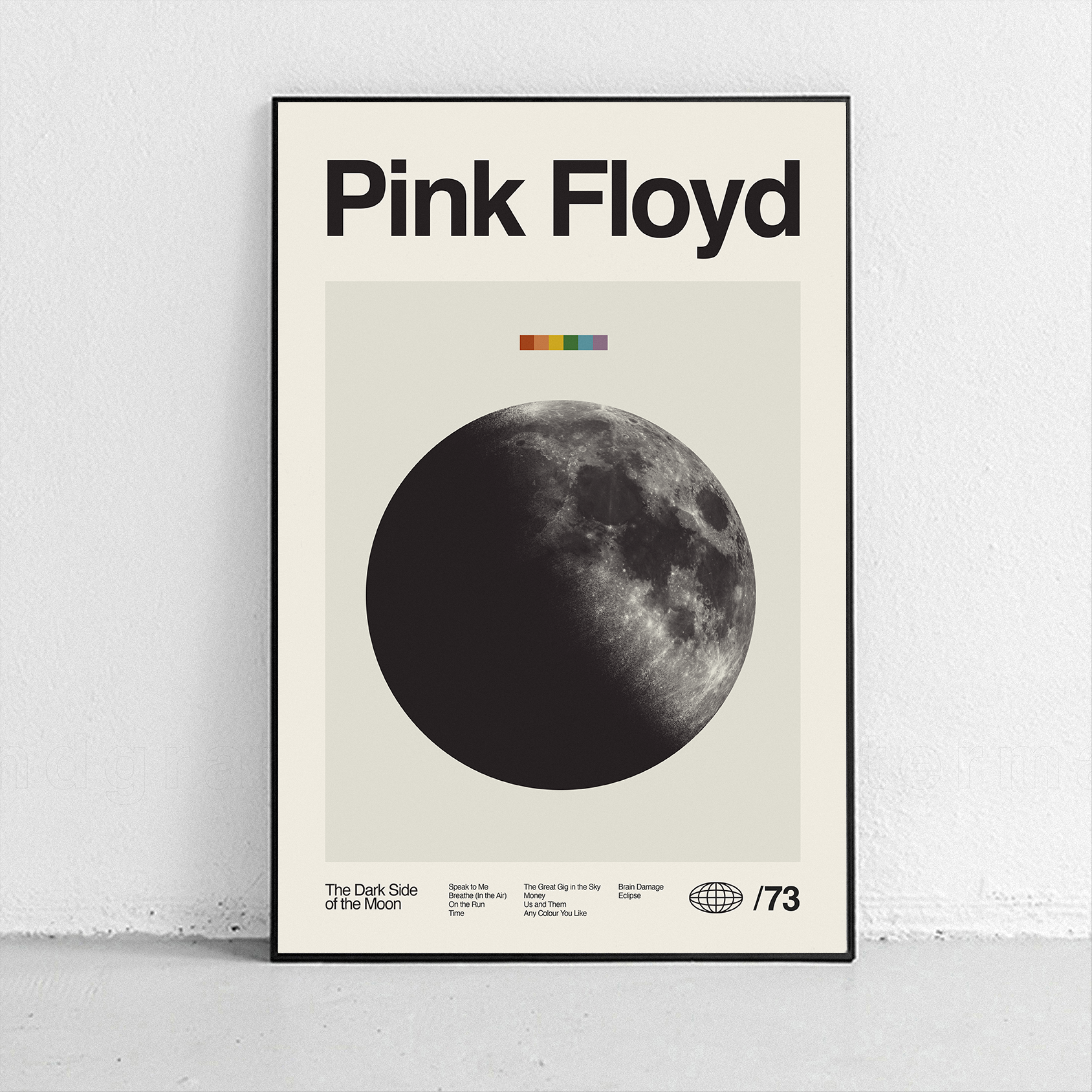 Grenouillère Bébé Pink Floyd 'Dark Side Of The Moon' - Officielle, Taille 12-18 Mois (XL), 100% Coton