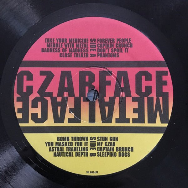 Czarface Meets Metal Face Vinyl Record - LP Label Front