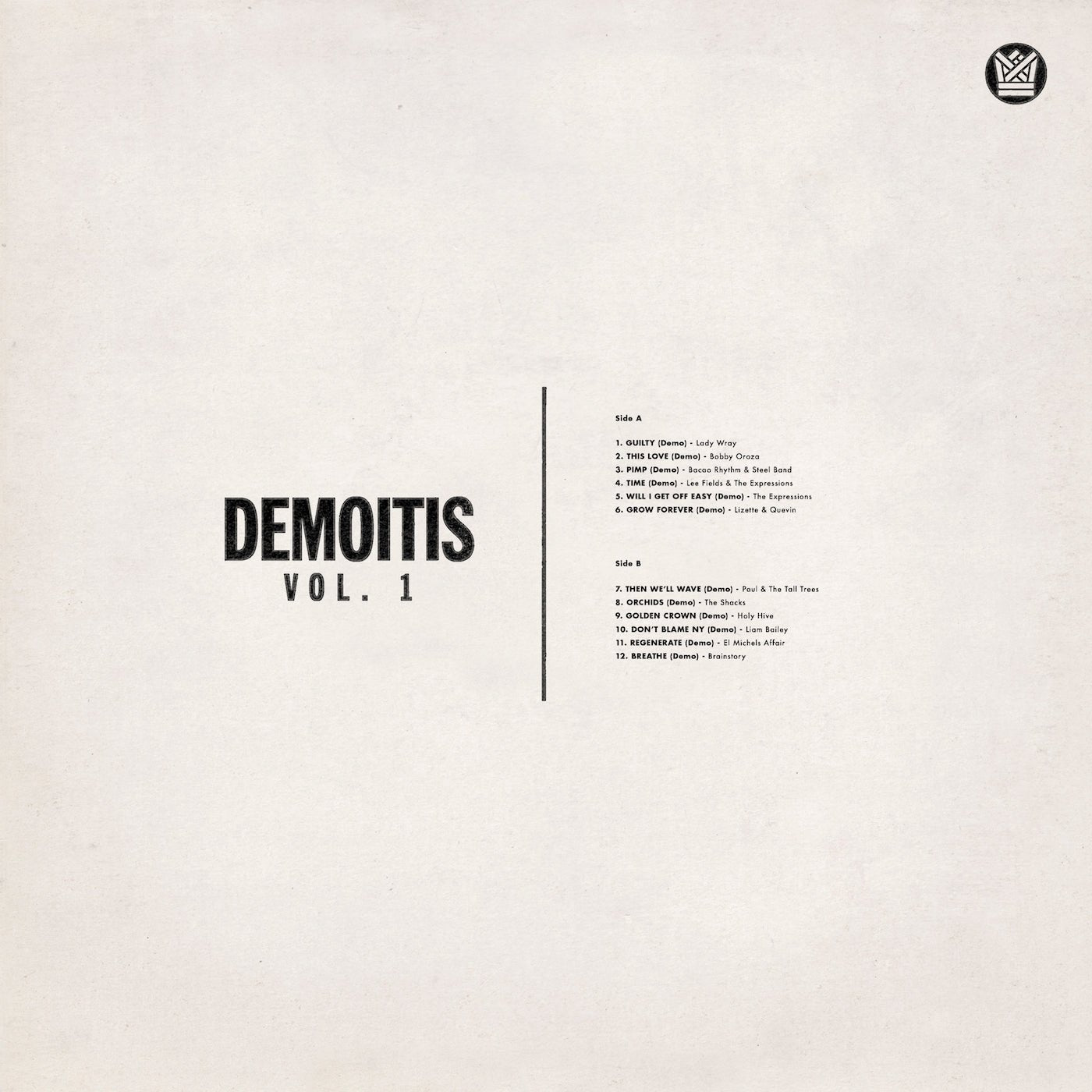 Demoitis Vinyl Record Sleeve