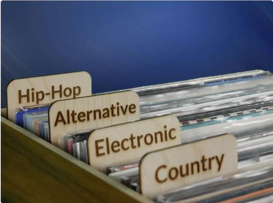 Vinyl Record Essentials - Custom Wooden Record Dividers