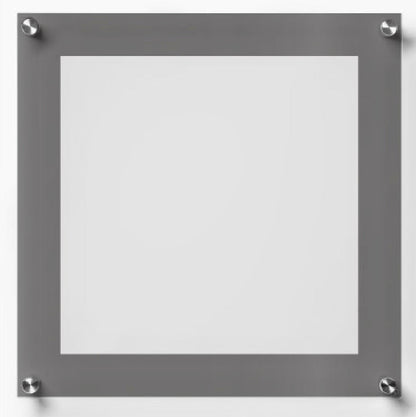 Vinyl Record Frame with 12x12" Acrylic Mat