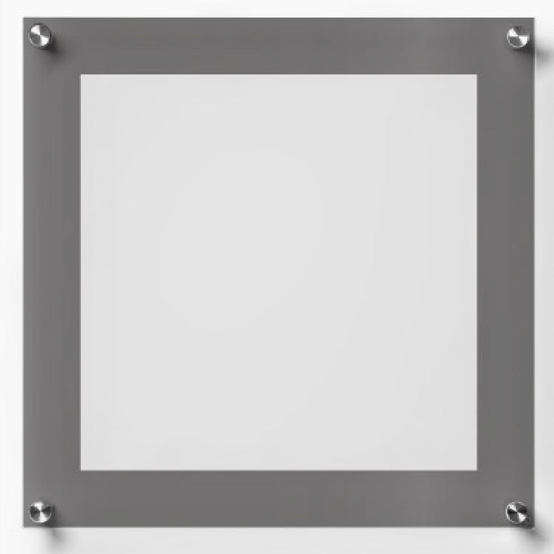 Vinyl Record Frame with 12x12" Acrylic Mat