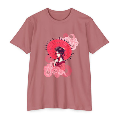 Vinyl Record Geisha T-shirt