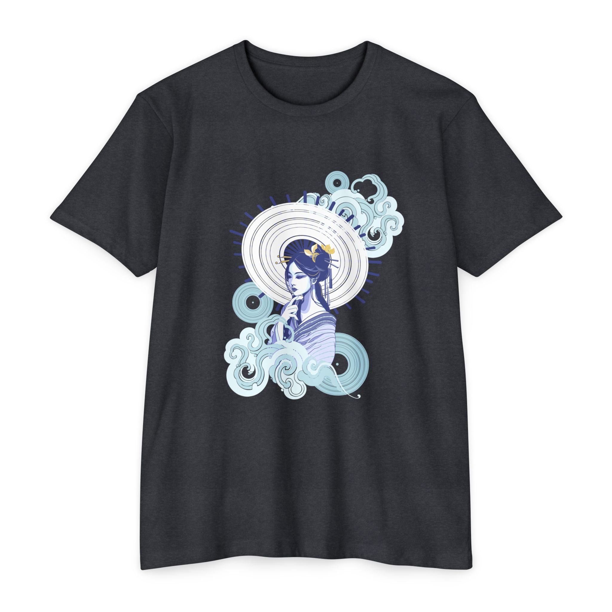 Vinyl Record Geisha T-shirt