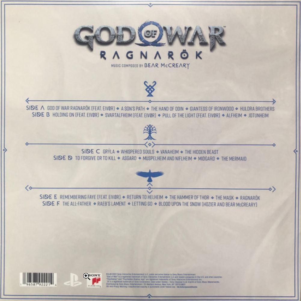God Of War: Ragnarök - Original Game Soundtrack 3xLP