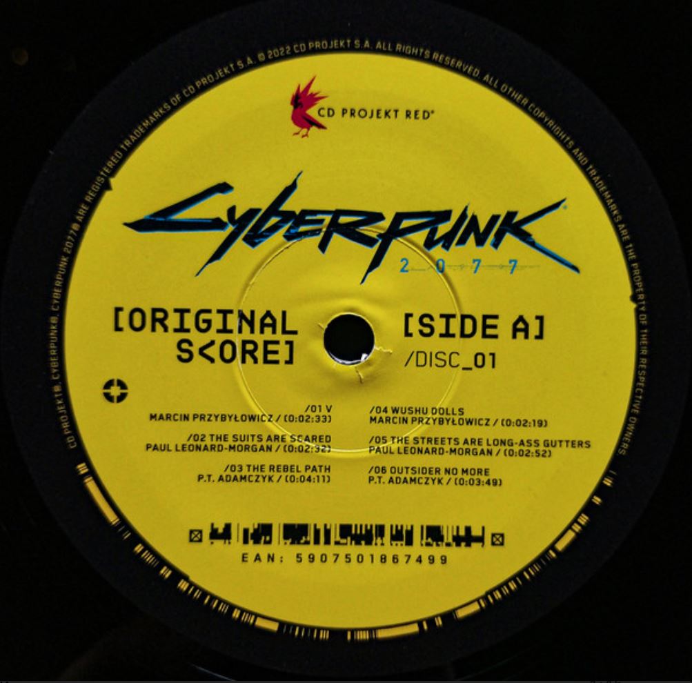 Cyberpunk 2077 Vinyl Boxset - Front Label