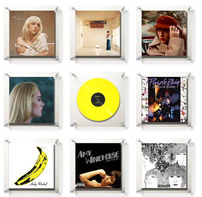 Vinyl Record Frame with 12x12" Acrylic Mat
