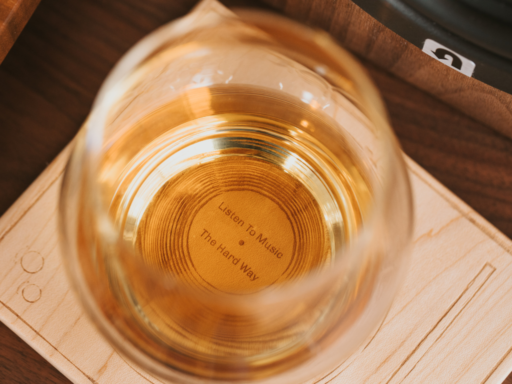 Wooden Turntable Coasters