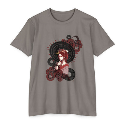 Vinyl Record Geisha T-shirt