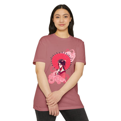 Vinyl Record Geisha T-shirt