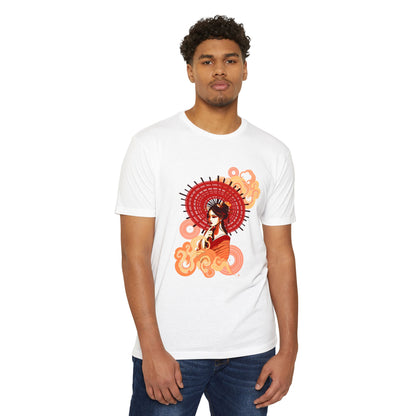 Vinyl Record Geisha T-shirt