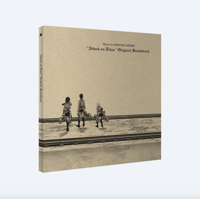 Attack on Titan Season 1 Vinyl Record Sleeve Side Angle