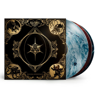 Baldur's Gate 3 Vinyl Records and Box Front