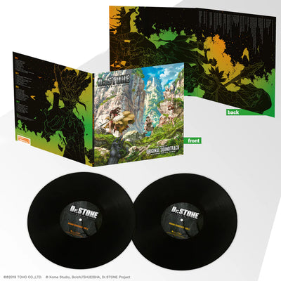 Dr Stone Vinyl Record Sleeve and Records