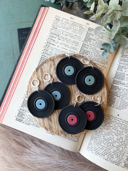 Vinyl Record Earrings