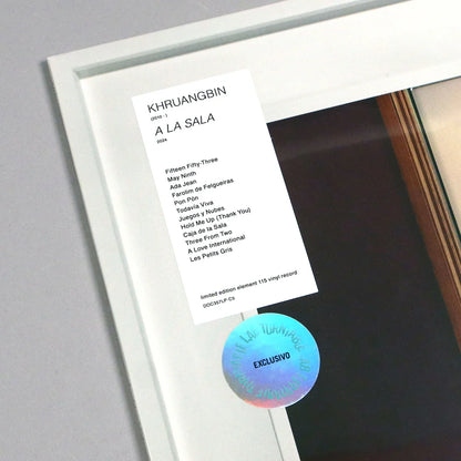 Khruangbin A La Sala Vinyl Record Stickers