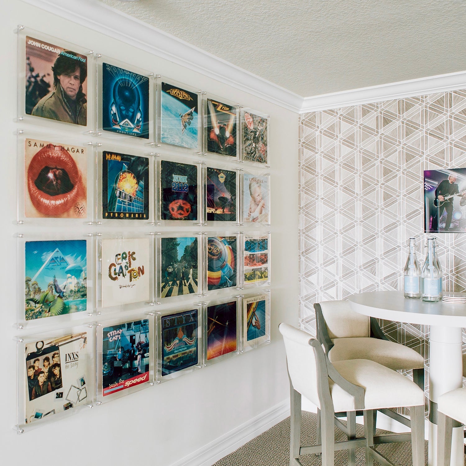 Acrylic Vinyl Record Album Frame - Wall Mounted