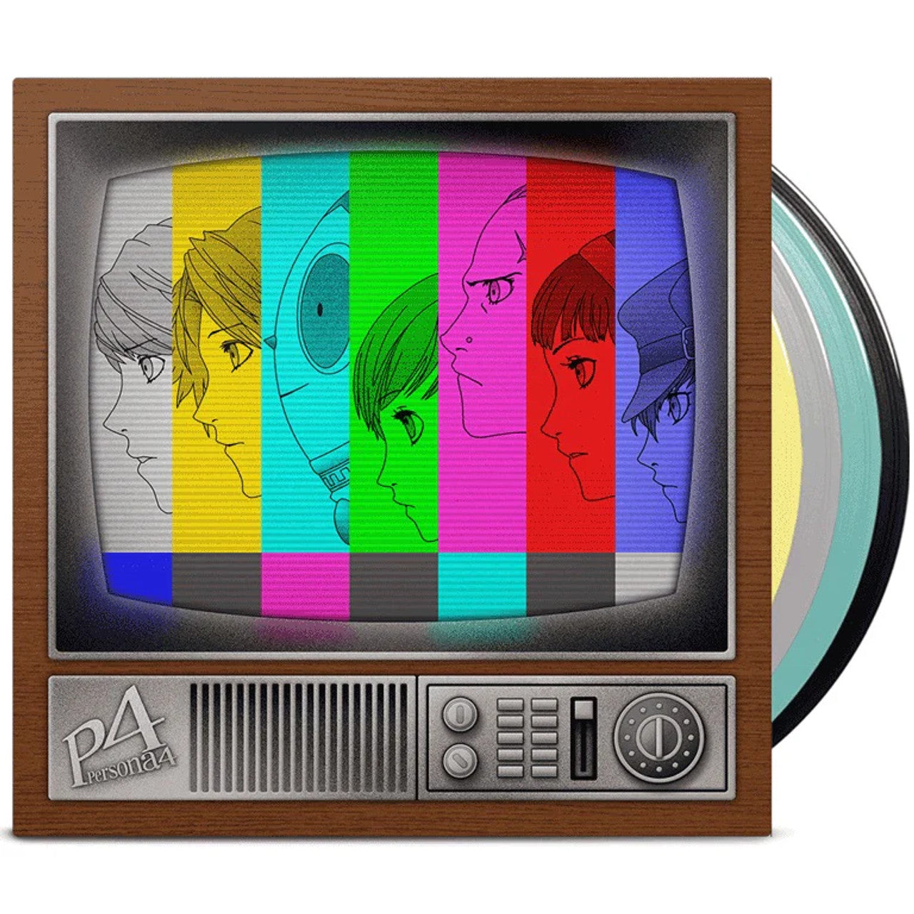 Persona 4 Vinyl Records and Box Cover