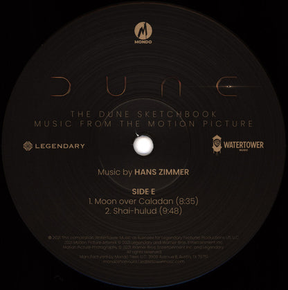 Hans Zimmer – Dune (The Dune Sketchbook) | Motion Picture Soundtrack 3XLP