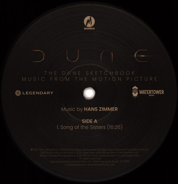 Hans Zimmer – Dune (The Dune Sketchbook) | Motion Picture Soundtrack 3XLP