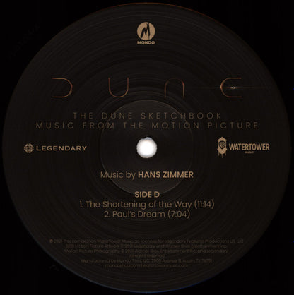 Hans Zimmer – Dune (The Dune Sketchbook) | Motion Picture Soundtrack 3XLP