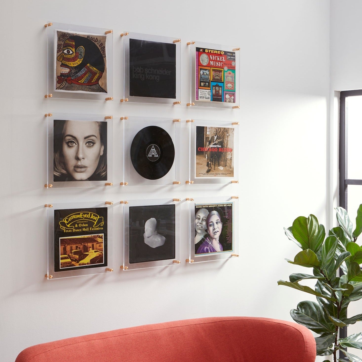 Wexel Art  - Set of 9 Record Album Frames