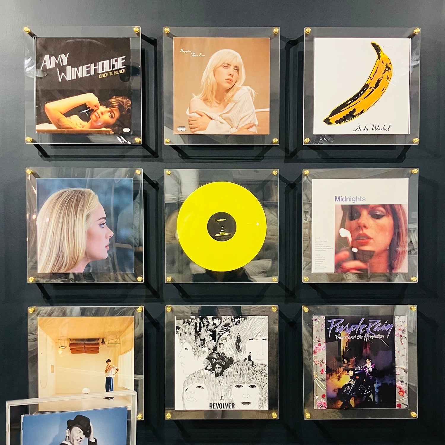 Wexel Art  - Set of 9 Record Album Frames
