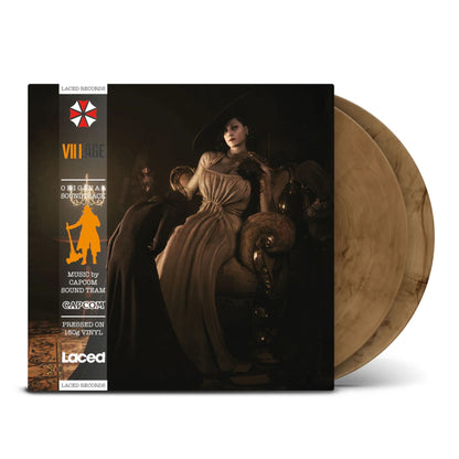 Resident Evil Village Vinyl Records and Sleeve