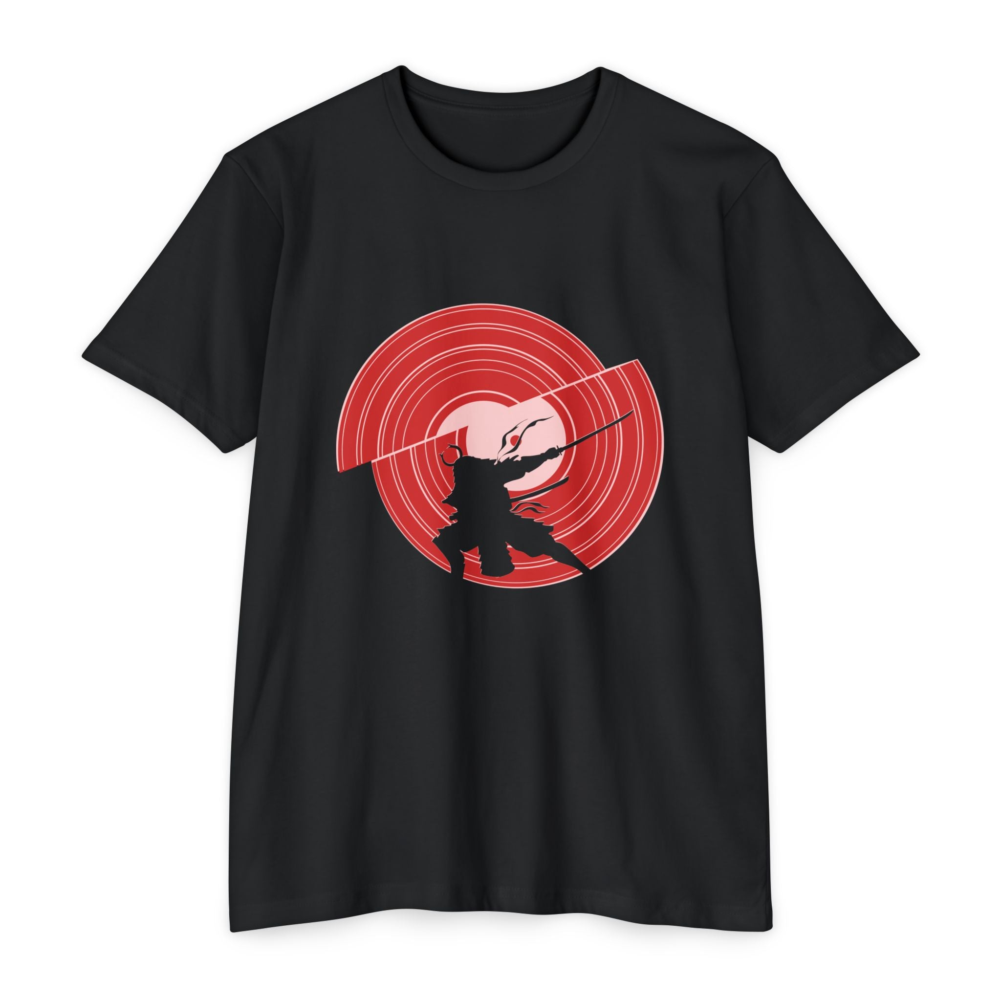 Samurai Slash Black Vinyl Record T-shirt
