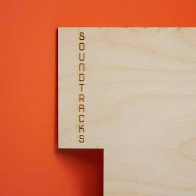 Square Vinyl Record Divider Close Up