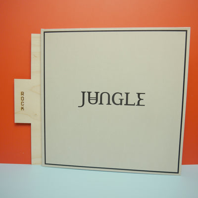 Square Vinyl Record Divider With Record Sleeve