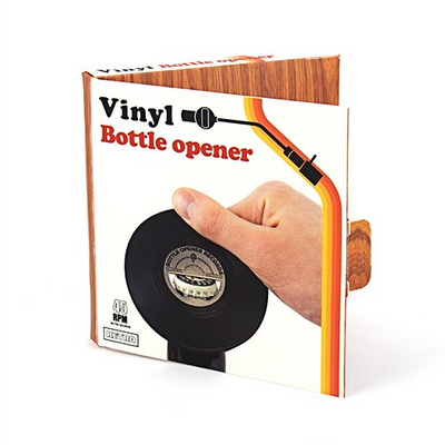 Vinyl Bottle Opener
